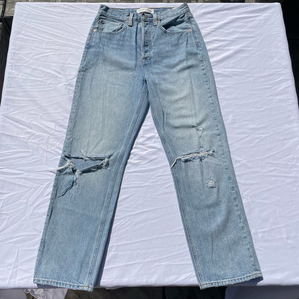 Denim Forum The Joni High Rise Loose Jeans 29L